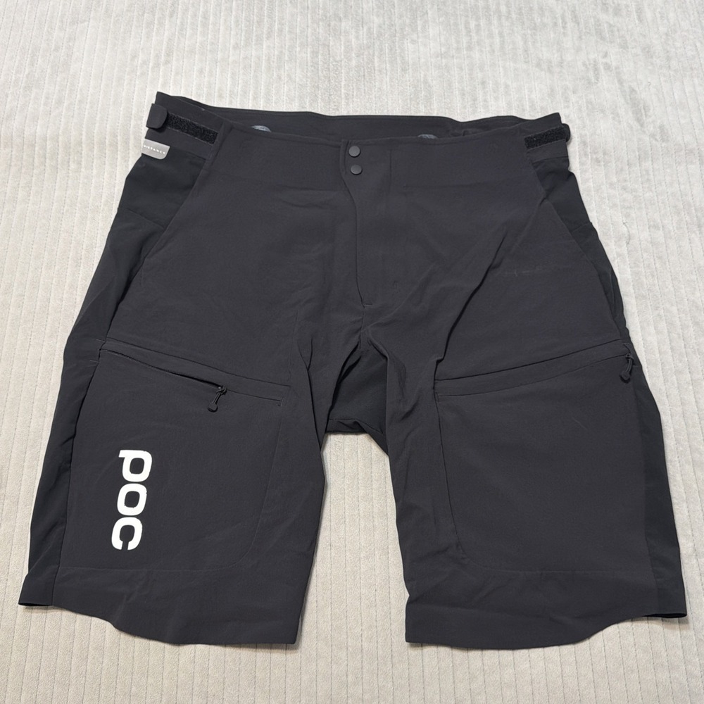 POC Cycling Shorts Mens L Black Guardian Air Mountain Bike Essential Performance